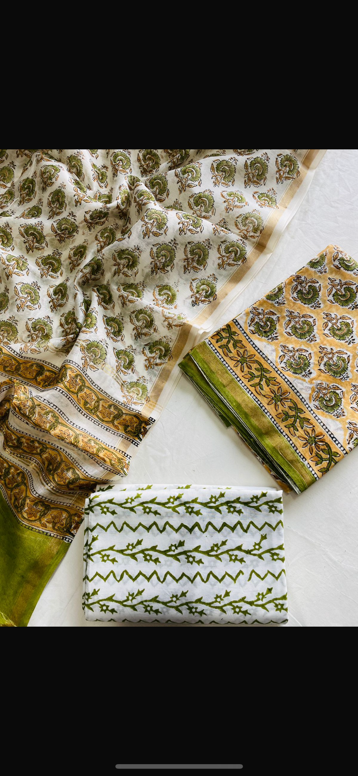 Mustard Chanderi Suit