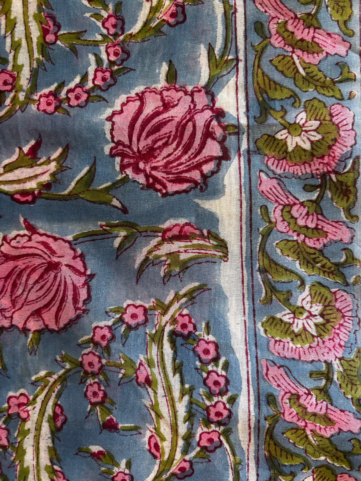 Blue Jaal Chanderi Suit