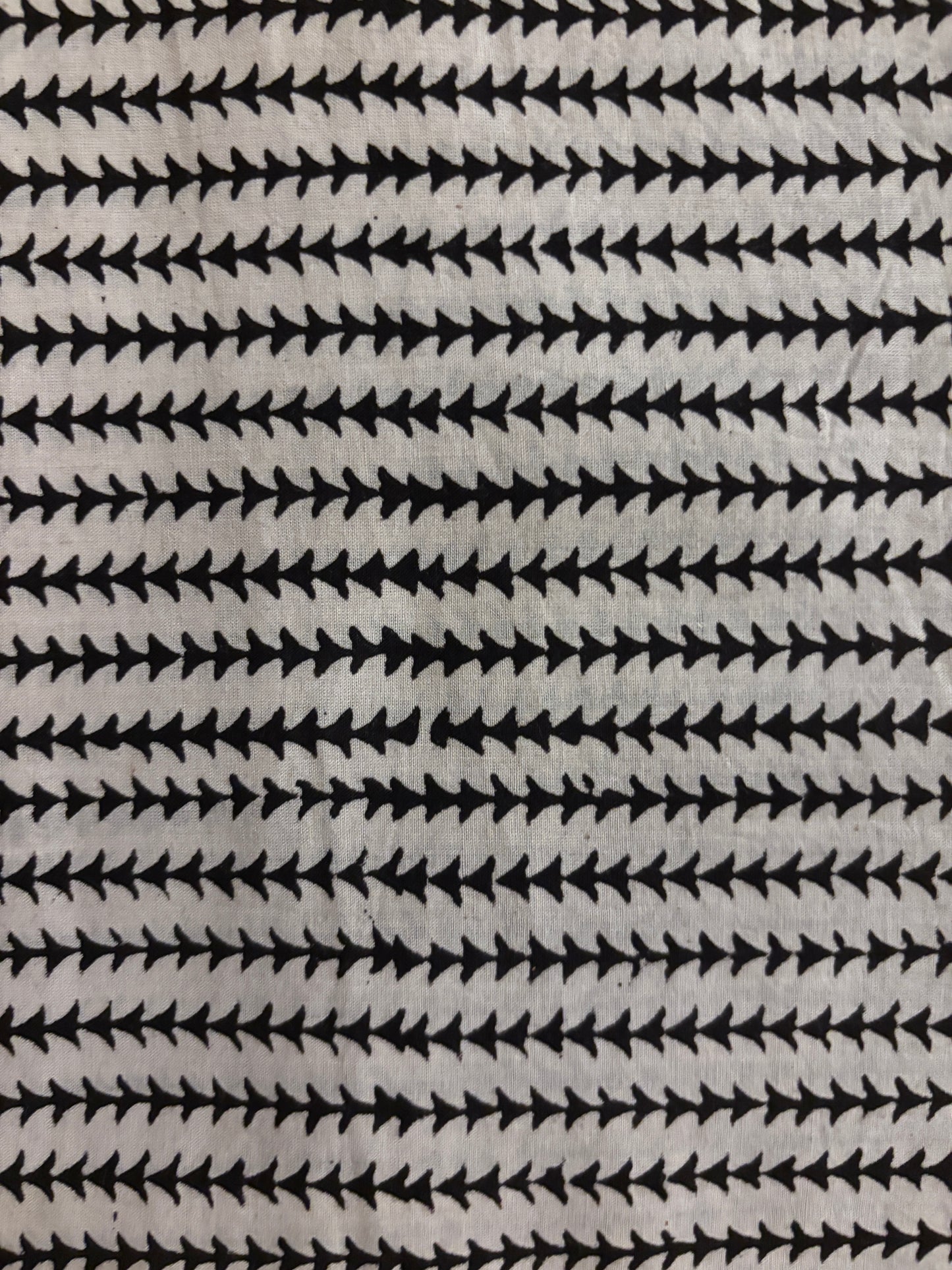 Red Zigzag Maheshwari Suit