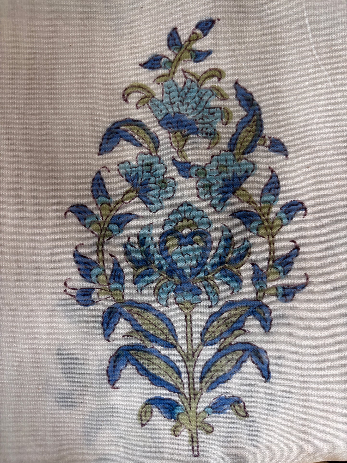 Blue Traingle Chanderi Suit