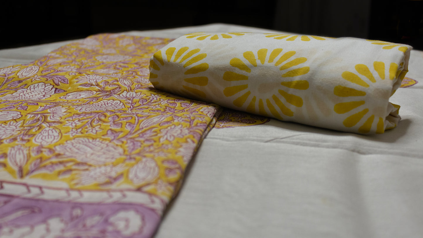 Yellow Chanderi Suit