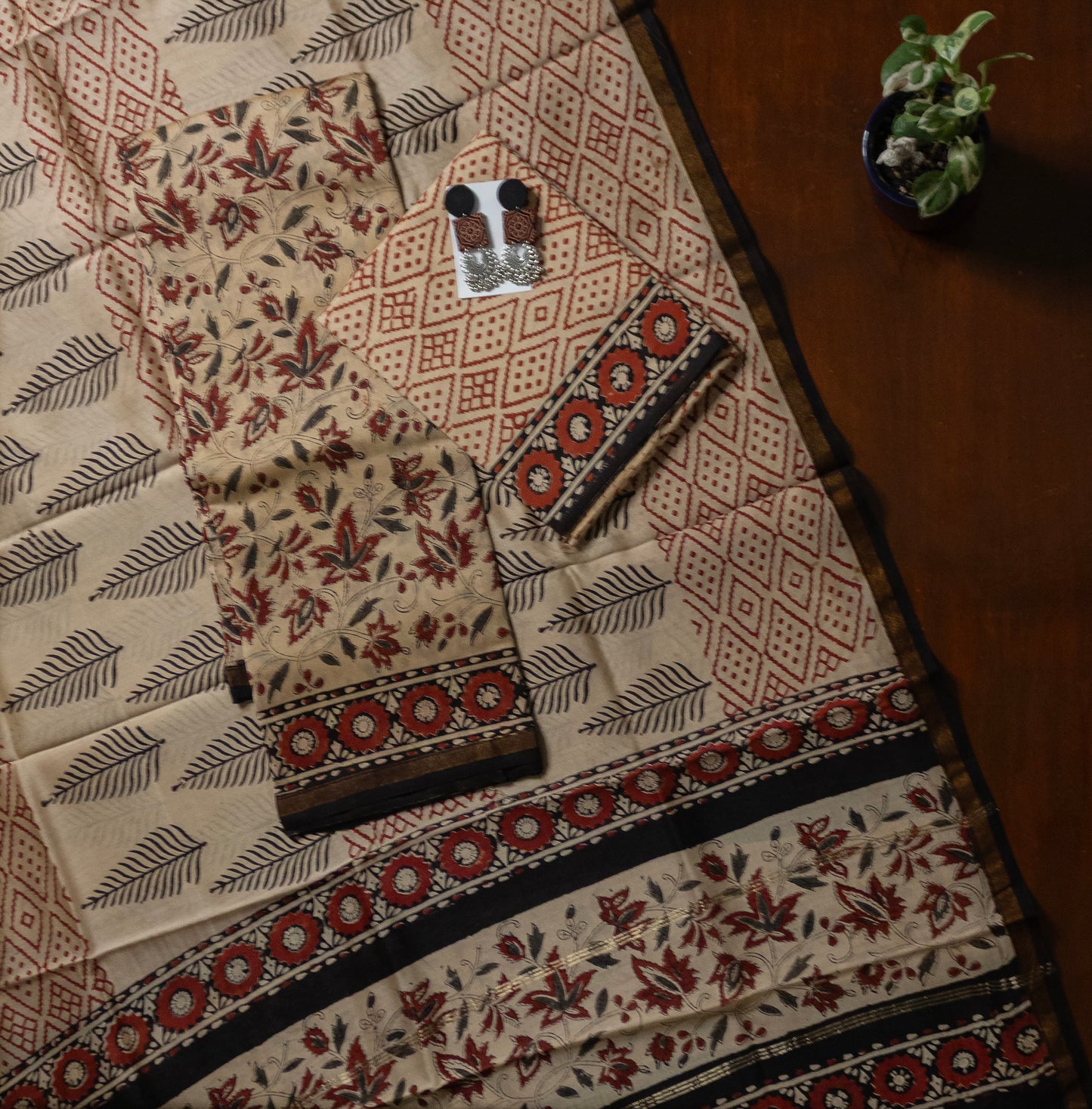 Traditional Chanderi Suit
