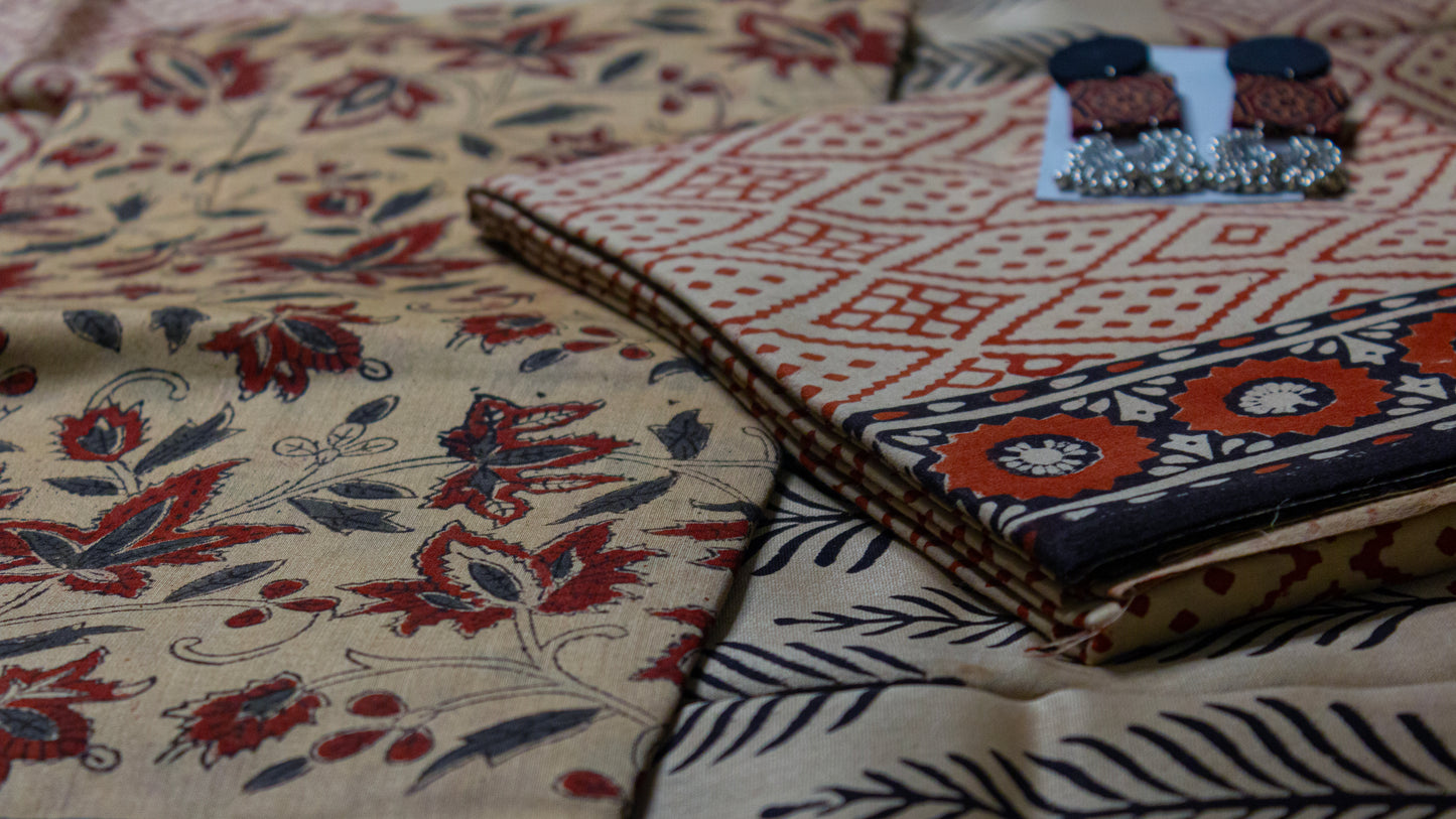 Traditional Chanderi Suit