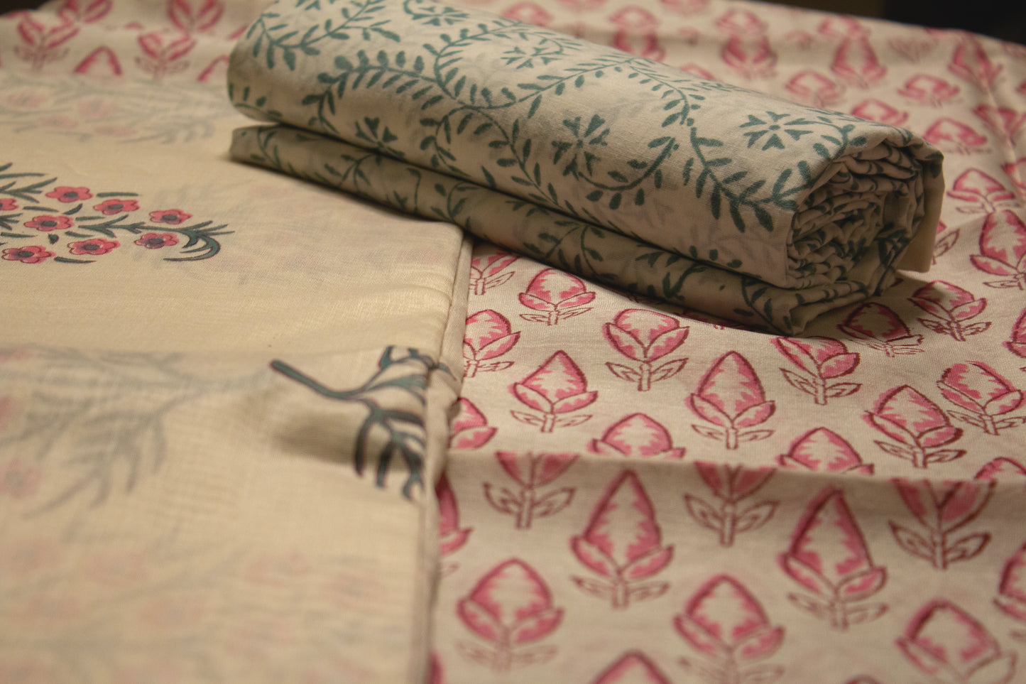 Pink Chanderi Suit