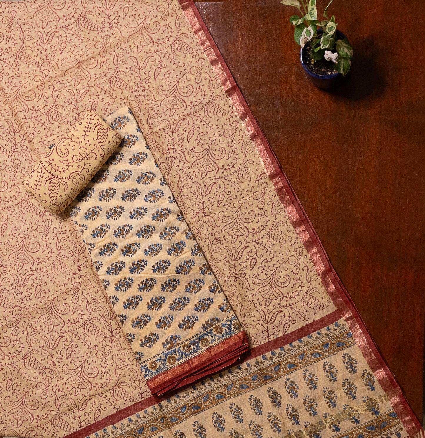 Traditional Chanderi Suit