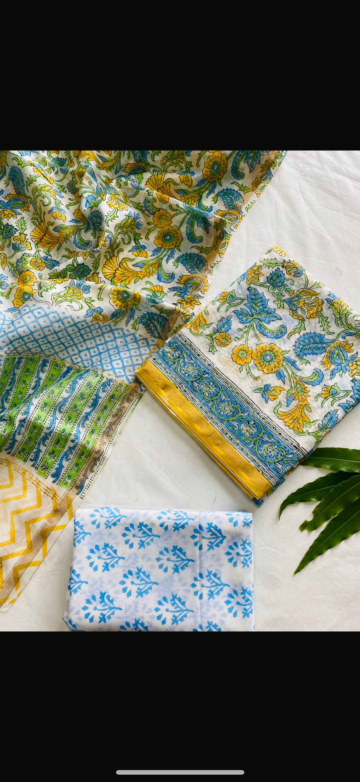 Floral Chanderi Suit
