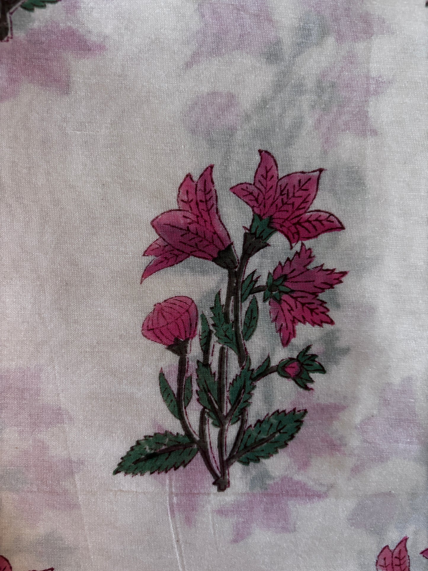 Pink Boota Chanderi Suit