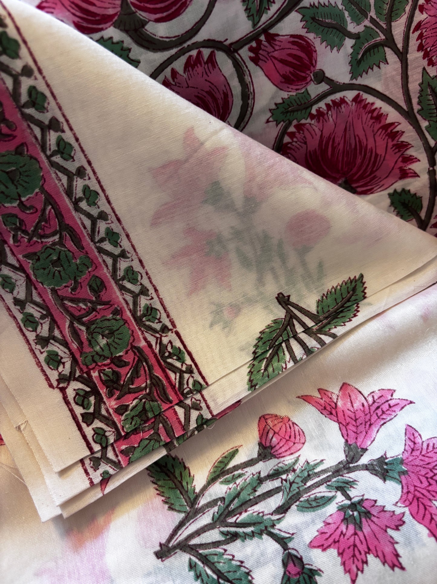 Pink Boota Chanderi Suit