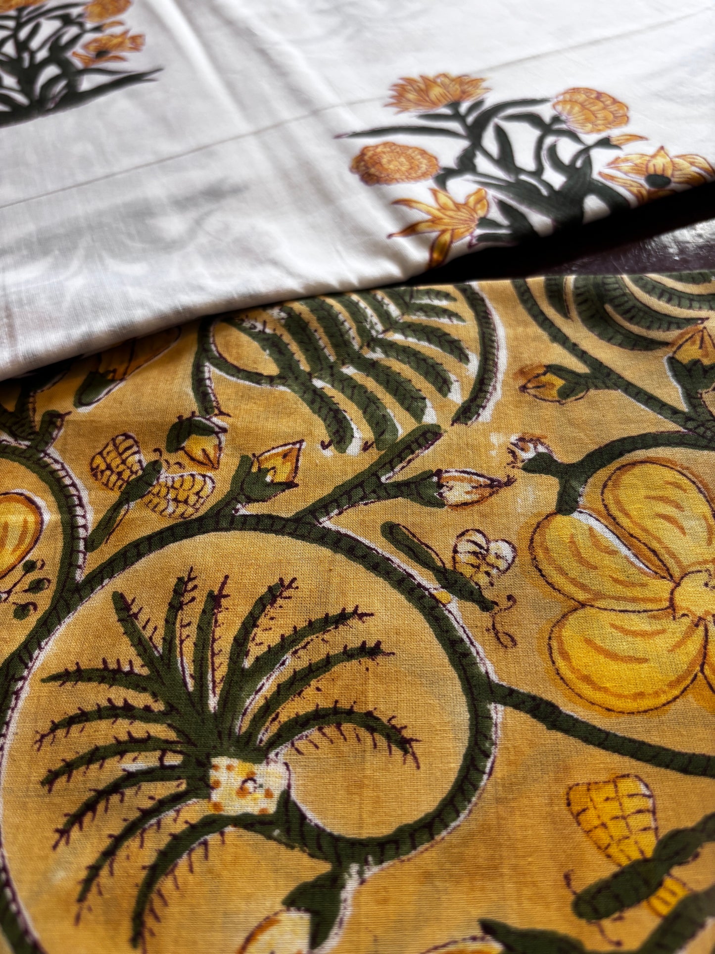 Mustard Yellow Mul Cotton Suit