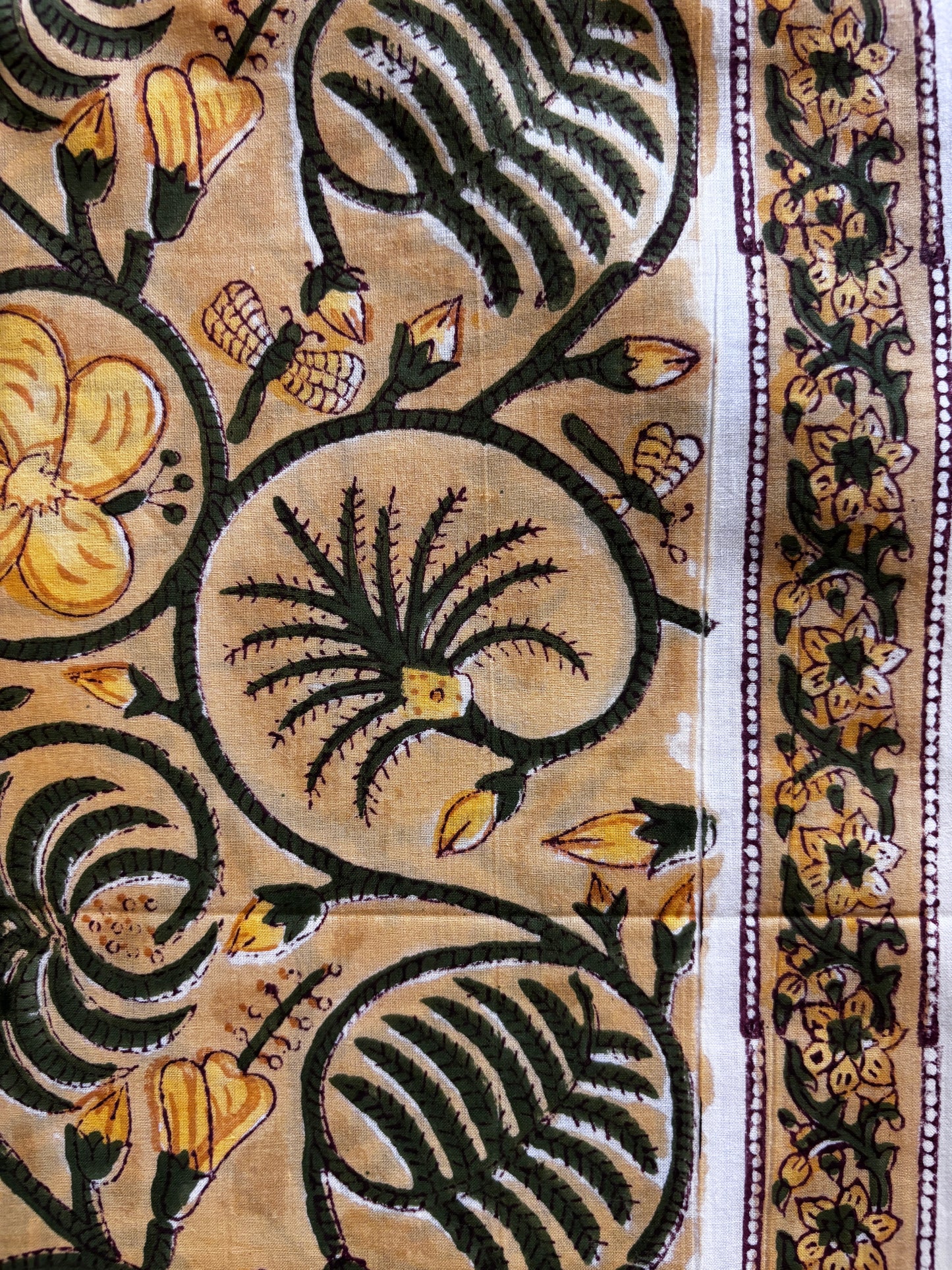 Mustard Yellow Mul Cotton Suit