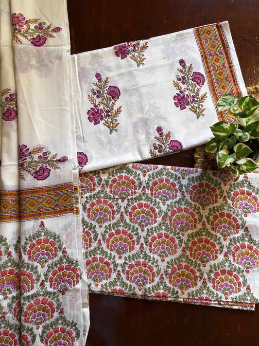 Pink Boota Mul Cotton Suit