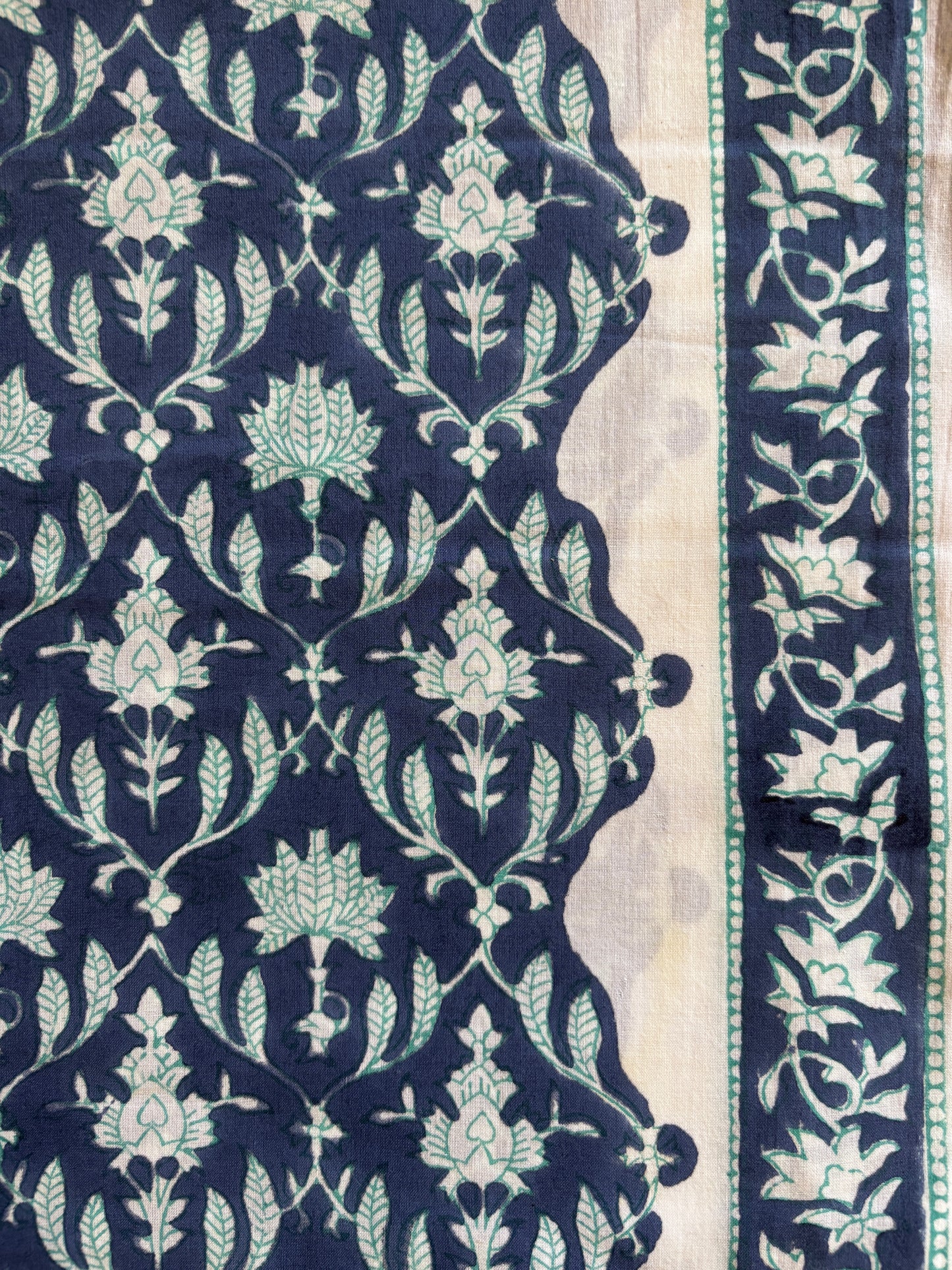 Indigo Mul Cotton Suit