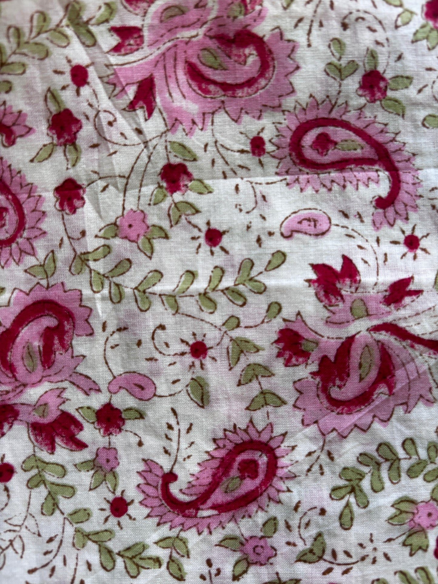 Pink Mughal Booti Chanderi Suit