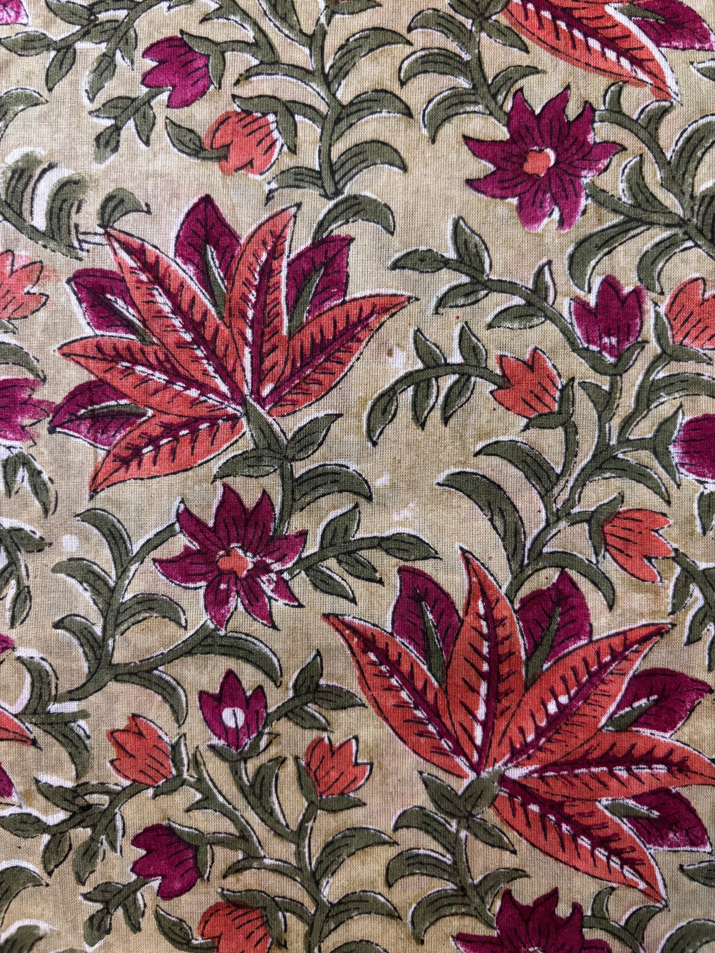 Green Jaal Fabric