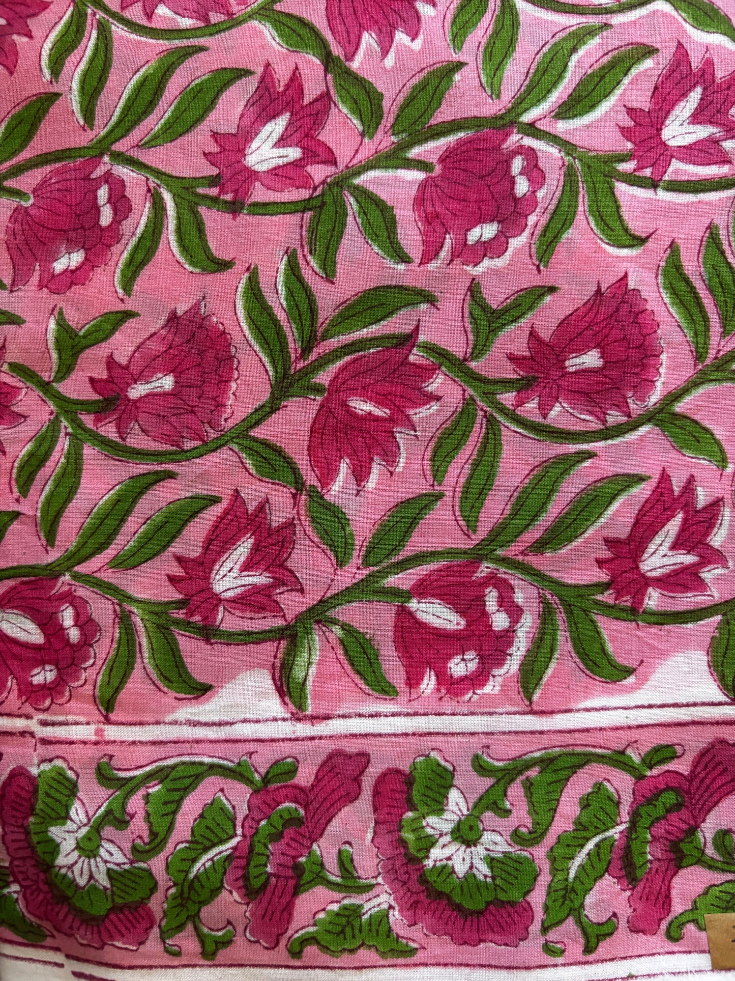 Pink Jaal Fabric