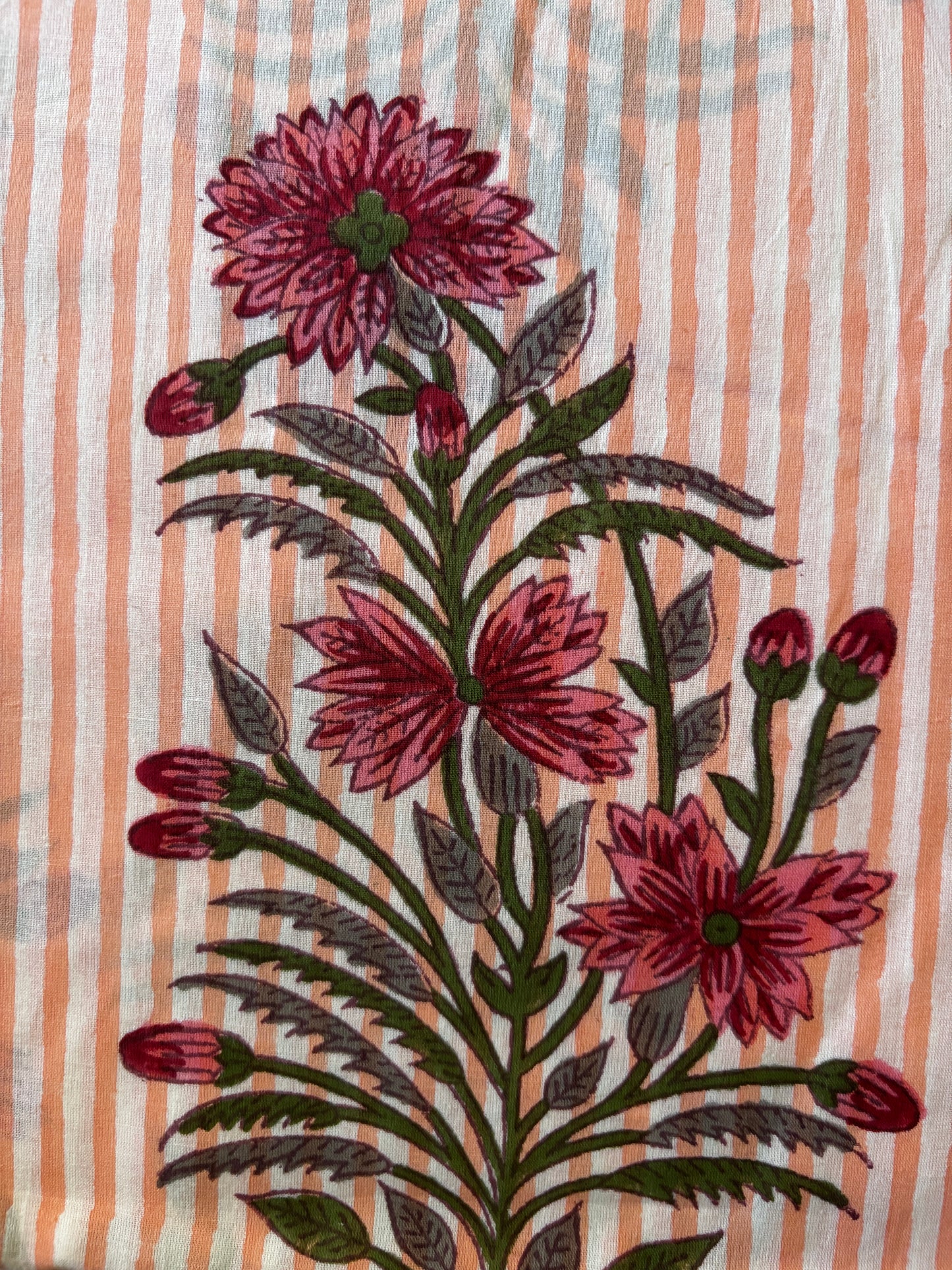 Orangish peach Stripes