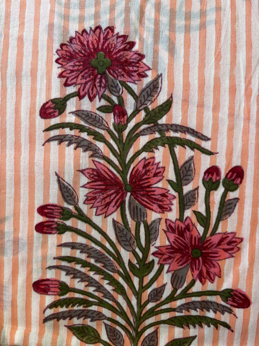 Orangish peach Stripes
